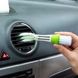 Mini Plumero para limpiar las rejillas del aire del coche, SENHAI 3 Packs limpieza Cepillos de Aire Acondicionado para Automotriz., Herramienta de paño de limpieza de polvo Para Teclado Ventana Hojas Persianas