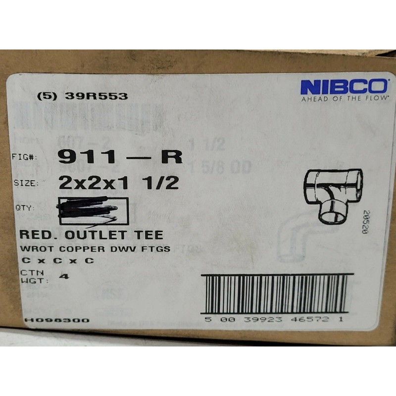 Nibco 2" X 2" X 1-1/2" Nom C Copper DWV