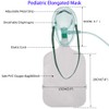 3 Packs Pediatric Elongated Non-Rebreath Masks, Children Oxygen Face Mask