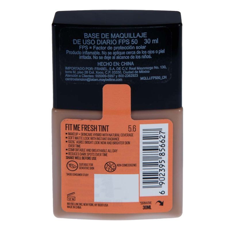 Base Maquillaje Maybelline Fresh Tono 5.6 30ml