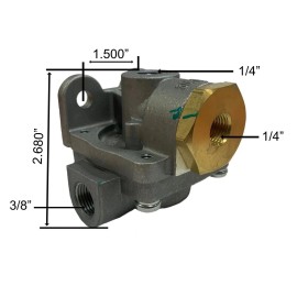 Universal Quick Release Valve 289714 289714N KN32041 TV289714, QR-1C Air B (Pack of 4)