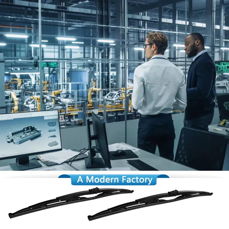 2Pcs 32" Heavy Duty Windshield Saddle Mount Wiper Blade Replacement