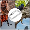 High Load Bearing Master Lock Outdoor Screwgate D shaped Carabiner