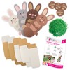 itenga Easter Nest Rabbit Band 4 x Rabbit Figures +
