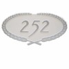 Cobalt 252 Boat Raised Emblem Decal Sticker