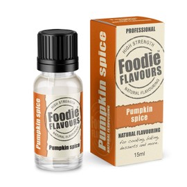 Foodie Flavours Pumpkin Spice Natural Flavouring, High Strength - 15ml