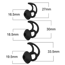 TSZYYM 3 Pairs Silicone Replacement Earbud Tips Compatible with Bose QuietComfort Noise Cancelling Earbuds