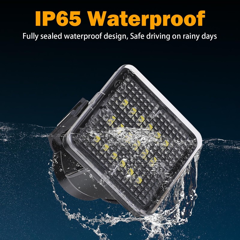 LED License Plate Light Compatible with 2016-2023 Toyota Tacoma &