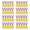 DICOSMETIC Pack of 50 Winning Prize Medals Gold Medal Plastic