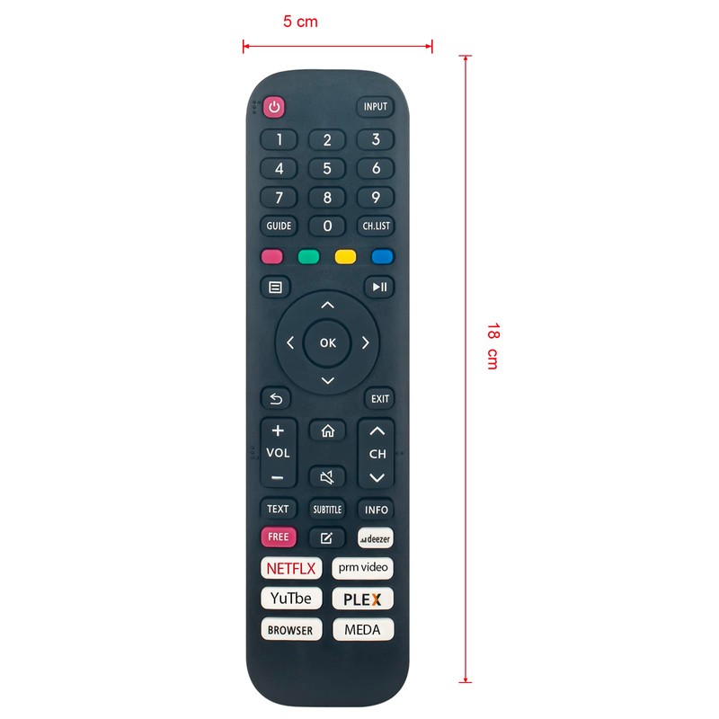Replacement Remote Control Suitable for Dyon Smart 24 VX, Smart
