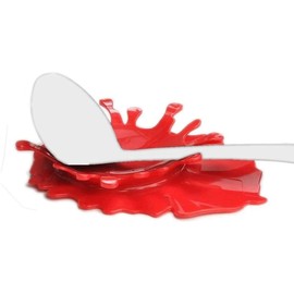 Soporte para cuchara de silicona con forma de salsa de tomate, soporte para cuchara de chapoteo de mostaza para cocina, regalo creativo