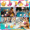 Civaner 6 Pcs Ice Cream Drip Baseball Themed Beach Ball