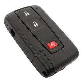 2PCS 3 Buttons Key Fob Cover fit for Key Fob fits 2004-2009 Toyota Prius Smart Keyless Entry Key Fob Case (MOZB21TG)