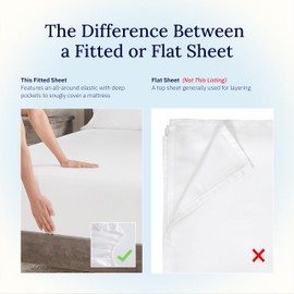 California Design Den Twin XL Fitted Bedsheet, Soft 400 Thread Count 100% Cotton Deep Pocket Sheets, No Pop-Off Elastic, Durable Sateen Weave Bottom Sheet for Dorms (Peacock Blue)