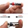 RUNCCI-YUN 6 Pcs Speaker Terminal Banana Jack Panel Mount Push