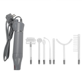 7pcs / Set High Frequency Electrotherapy Instrument Ozone Electrotherapy RodEU Plug 220V