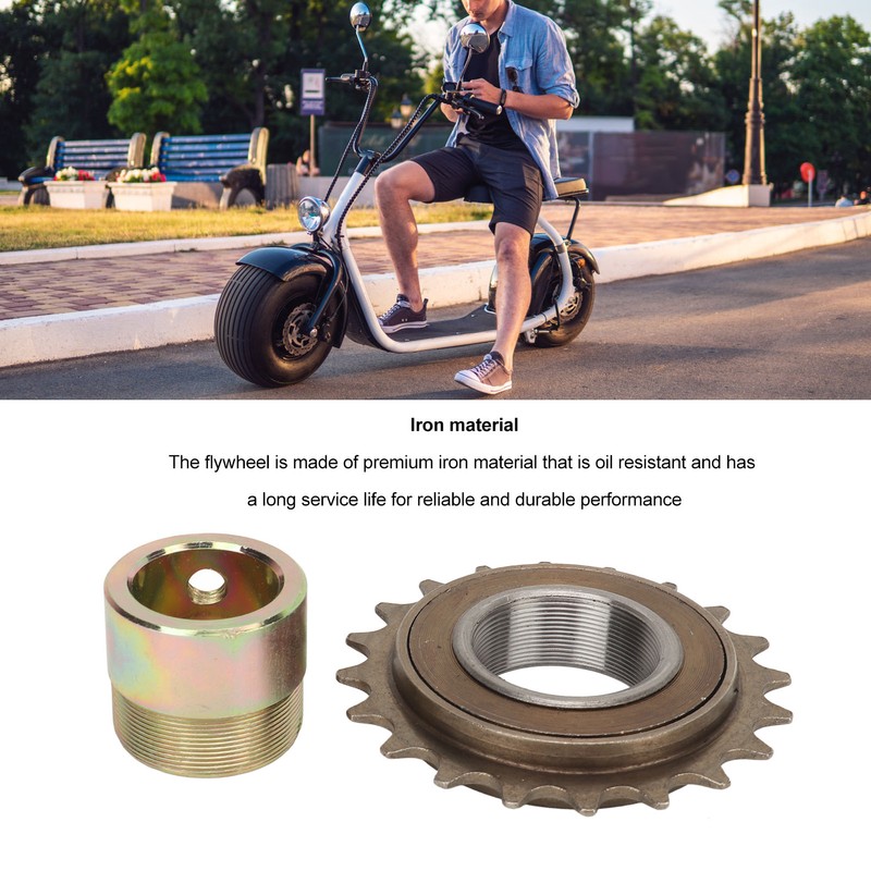 20T Freewheel with 25.5‑26mm Adapter Replacement Lightweight Easy Installation Bicycle
