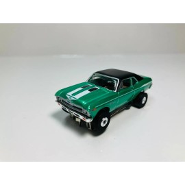 Auto World '69 CHEVY  YENKO  NOVA SS -Green/Black run on AFX, AURORA T-JET, New