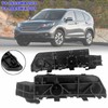 Pair Left Right Front Bumper Bracket Beam Mount Support Grille