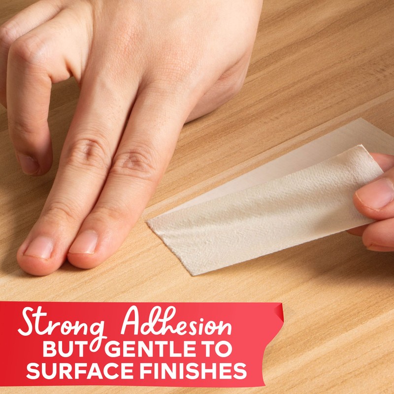 XFasten Double Sided Tape, Removable, 1.5-Inch by 15-Yards, Single Roll,