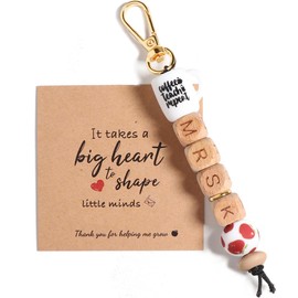 Teacher Appreciation Gifts for Women, Thank You Teacher Gifts Keychain, End Of Year Back To School Teacher Gifts from Student, Retirement First Day Of School Teacher Gift, Best Teacher Gifts-K