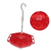 Hex Hummingbird Feeder Horizontal Hanging Bird Feeding Tray for Garden