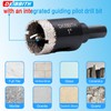 1" Diamond Hole-Saw Bits with Pilot Drill Bit - 2pc