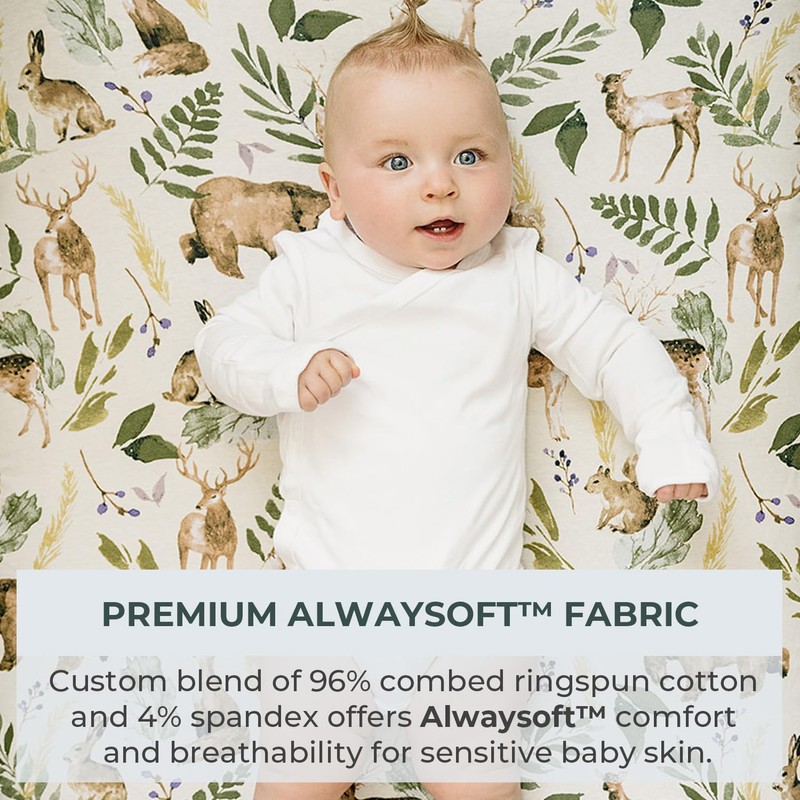 Pobibaby - 2 Pack Premium Changing Pad Cover - Ultra-Soft