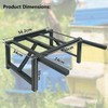 HiveSweet Adjustable Metal Hive Stand Black Metal Bee Hive Stand