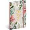 NOTIQUE Notebook Lined with Elastic Band, 13 x 21 cm,