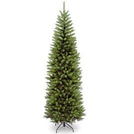 National Tree Company Artificial Slim Christmas Tree, Green, Kingswood Fir, Includes Stand, 9 Feet