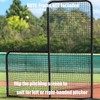 LalaKoo 7x7ft L Screen Baseball Screen Pitching Screen Net Replacement