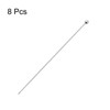 sourcing map Cocktail Toothpicks, 8Pcs 8.2 Inch Stainless Steel Extra