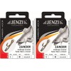 Set: 2 Packs Jenzi Tied Zander Hooks Ryder Hooks (Pack