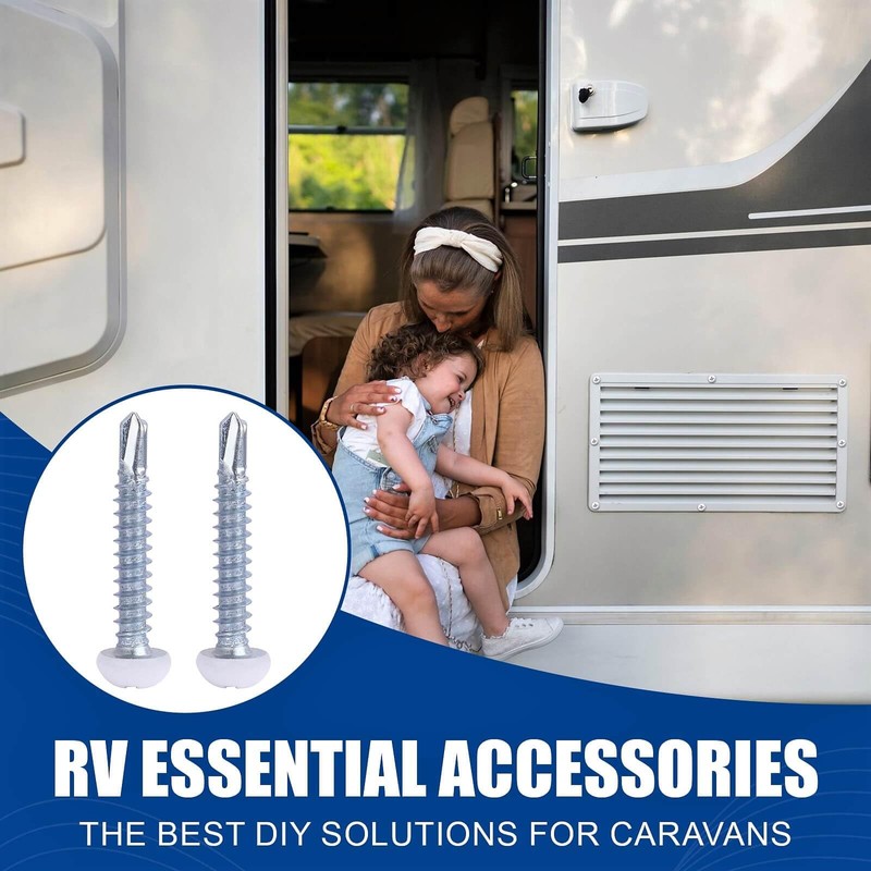 8x1-1/2 Pan Head Metal RV Screws | for RV Interior