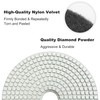 Waies 9 PCS 6 Inch Diamond Polishing Pads Kit Wet/Dry