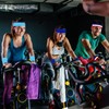 24 Pcs Neon Sweatbands Set Include 8 Pcs Sports Headband