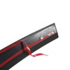 2Pcs/Set Front Headlight Eyebrow Eyelid Strips Cover Trim Glossy Black