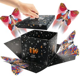 Surprise Box, Surprise Gift Box, Butterfly Explosion Gift Box with 4 Butterflies, DIY Butterfly Explosion Gift Box, Birthday Butterfly for Box for Birthday Gift