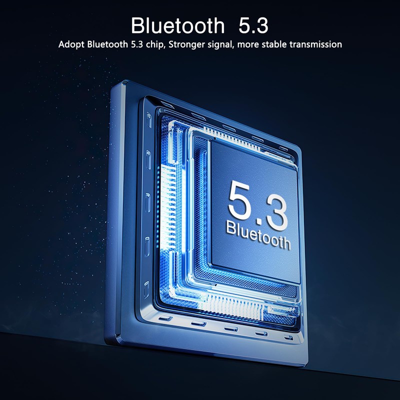 ORIA Bluetooth Adapter Car, 2 in 1 Bluetooth 5.3 Receiver