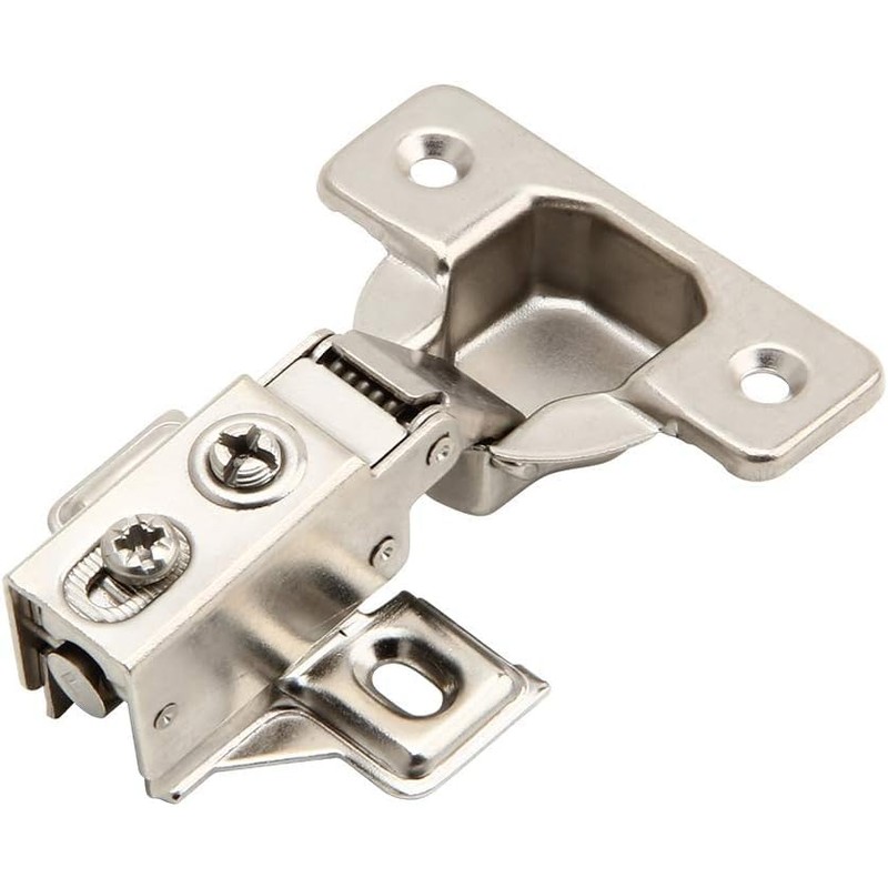 2 Pack Silverline Quiet Soft Close Cabinet Door Hinges, Face
