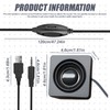 GOEDCH Small PC Speaker Can Be Glued: Mini USB Computer