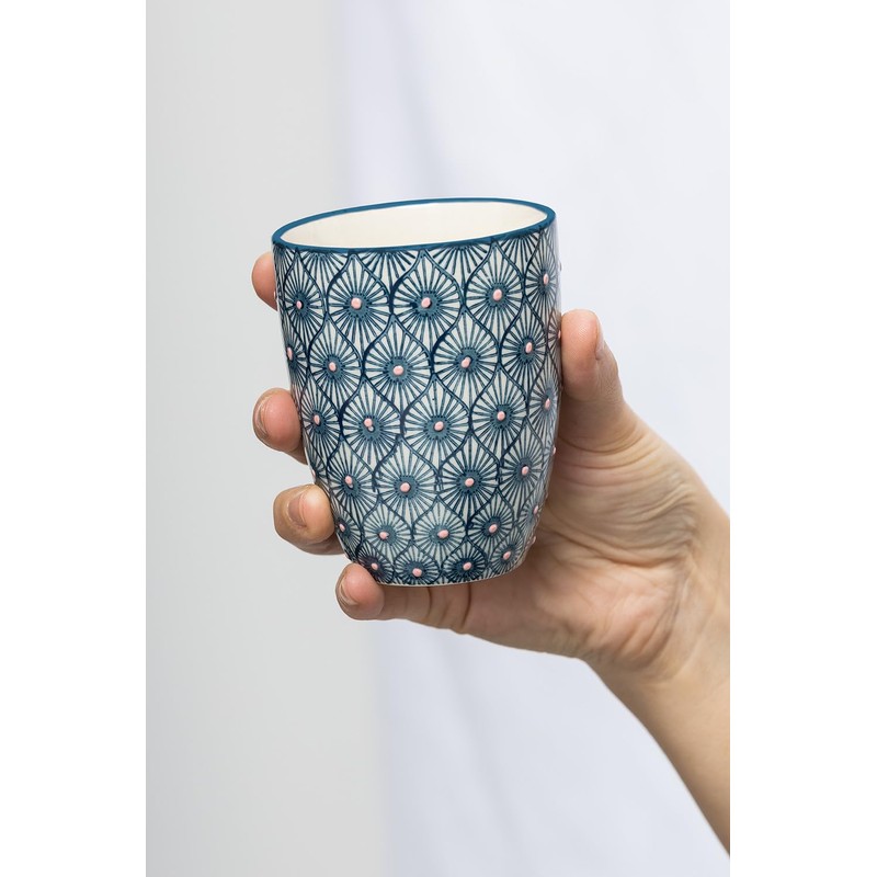 Tranquillo Set of 2 Mix'n'Match Cups for Tea, Coffee &