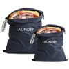 WiseBoy 2 Pack Laundry Bags, Washable Wet Dry Bag, Travel