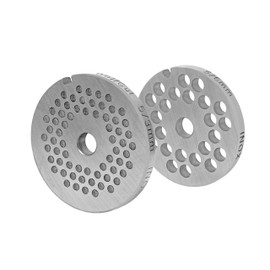 Wolfcut Bosch MUZ4FW3 Perforated Disc Set 3.0 mm + 6.0 mm Compatible with Meat Grinder Attachment for Bosch Food Processors MUM4 MUM5