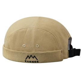 Croogo Men's Roll Cap, No Brim, Breathable, Quick Drying Brimless Hat, Cotton, Spring, Summer, Autumn, Small Face Effect, Round Shape, Embroidery, Watch Cap, Individuality, Gentleman, Fashion,