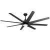 wurzee 72 inch Ceiling Fans, 3CCT LED Reversible DC Motor,