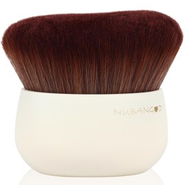 Professional Extra Large Kabuki Foundation Brush,Makeup Brush, Self Tanner Brush,Self Tanning brush,Foundation Bronzer Brush Cream Powder Liquid oil,Face Neck Leg Full Body blending Brush(White)