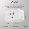 Unidapt Multi Plug Outlet Extender 2 Pack - 3 Way