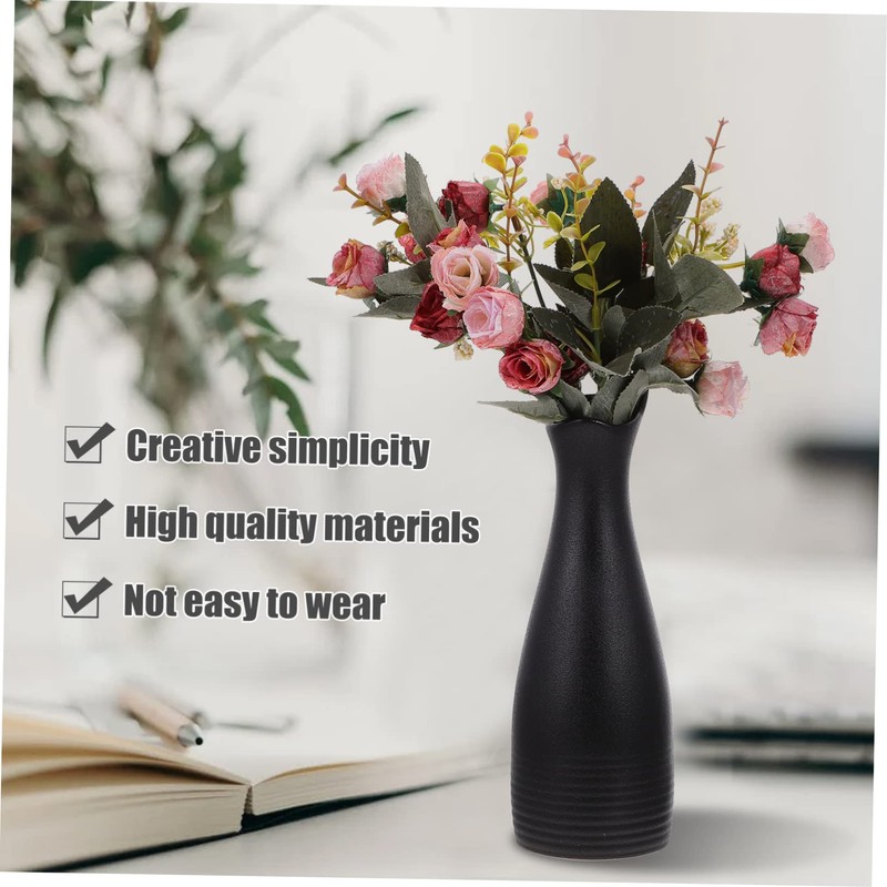 Ipetboom 1Pc Artistic Cat Ear Ceramic Vase Nordic Style Flower